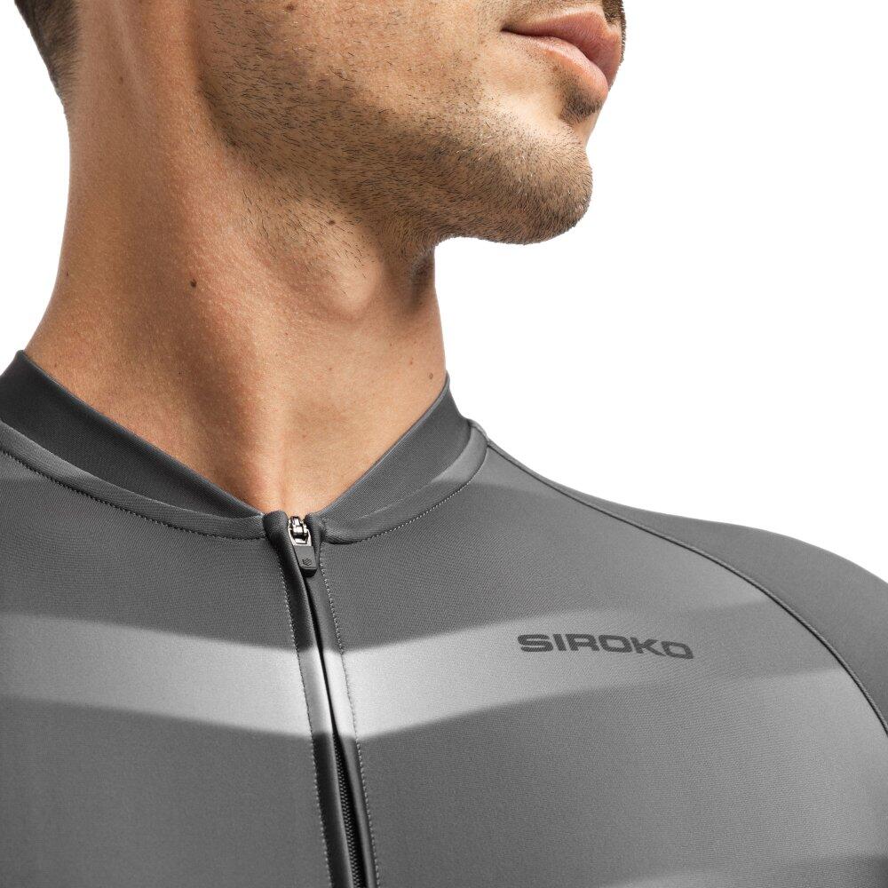 Maillot de manga corta hombre ciclismo M2 Morcuera Negro 4/8