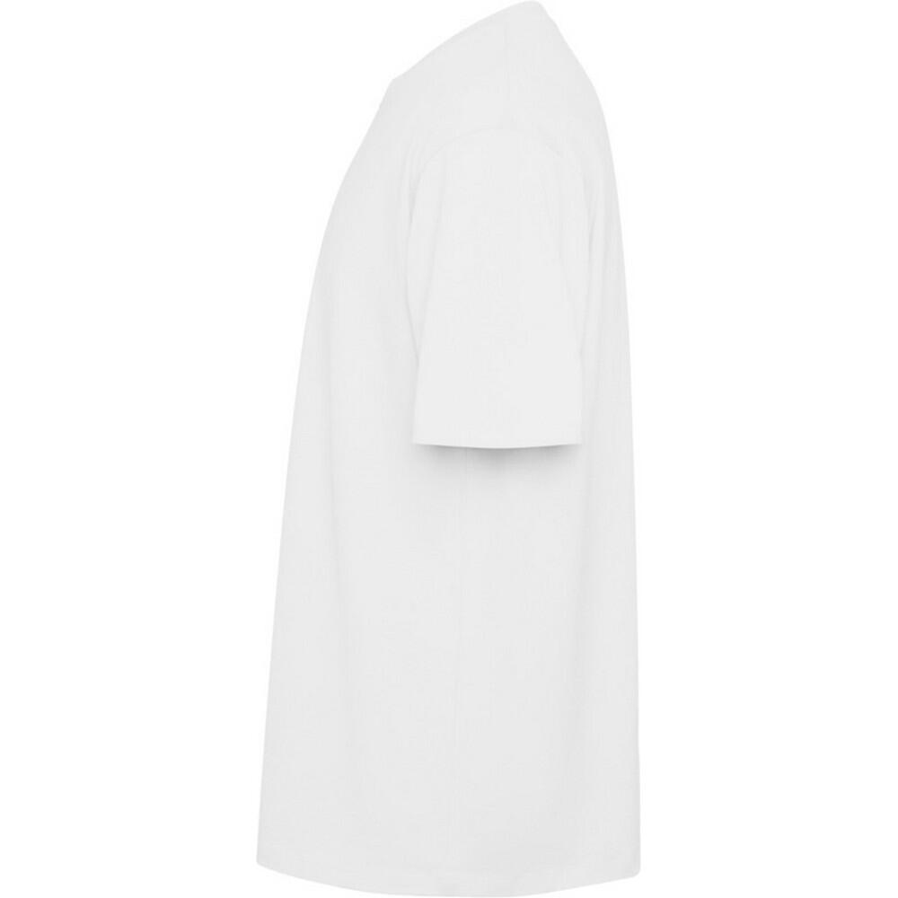 Unisex Bull Oversized Tshirt met korte mouwen voor volwassenen (Wit) 3/4
