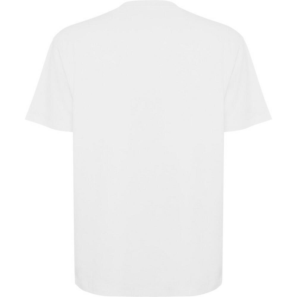 Unisex Bull Oversized Tshirt met korte mouwen voor volwassenen (Wit) 2/4