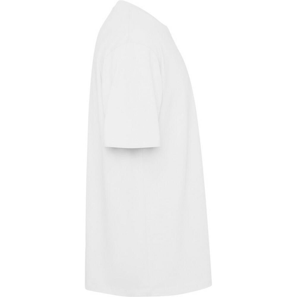 Unisex Bull Oversized Tshirt met korte mouwen voor volwassenen (Wit) 4/4