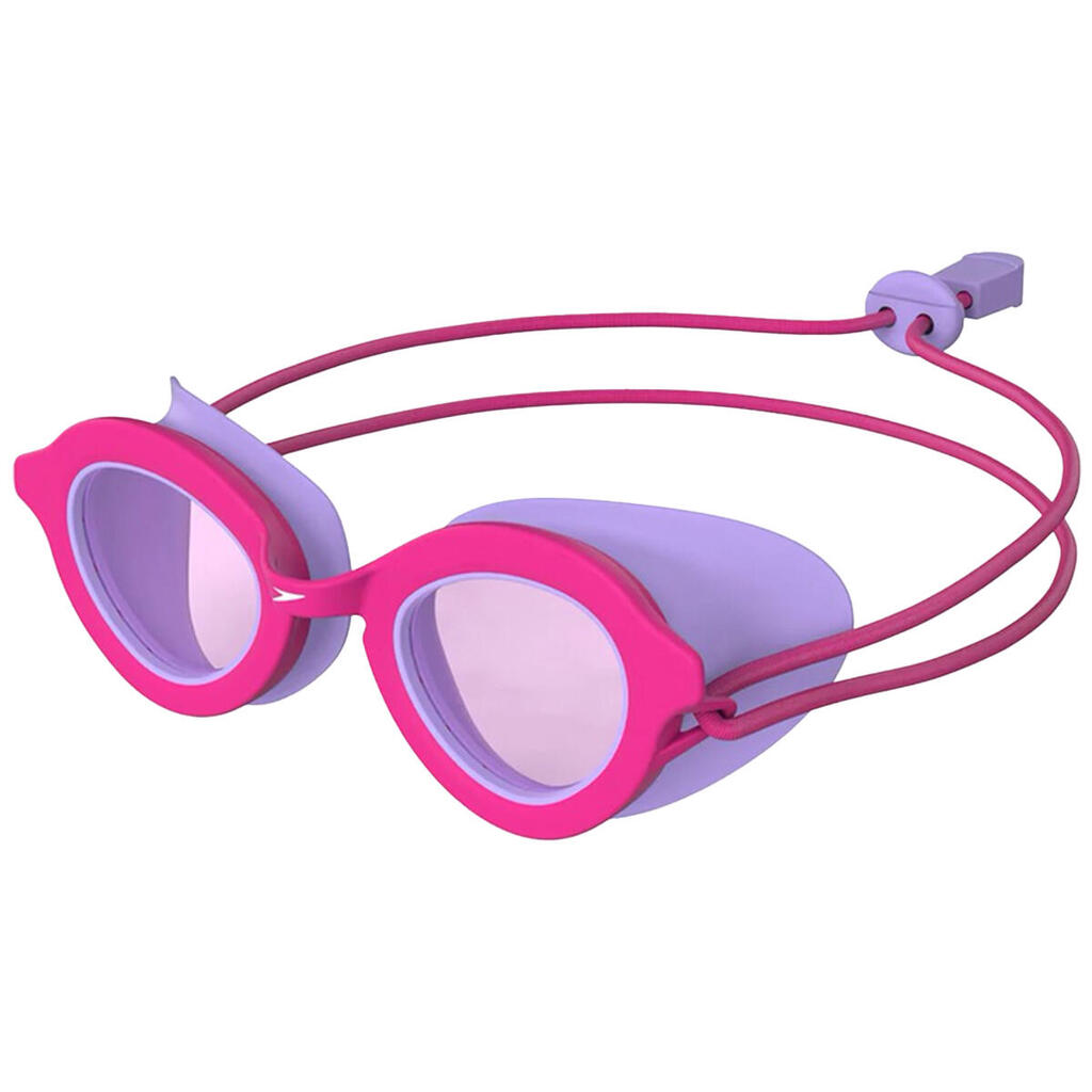 Childrens/Kids Seashells Swimming Goggles (Pink Yarrow/Vermillion)