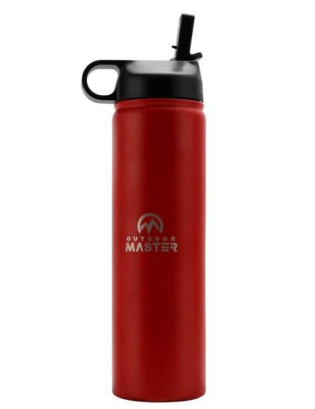 OUTDOOR MASTER Outdoor master borraccia termica in acciaio inox Rosso