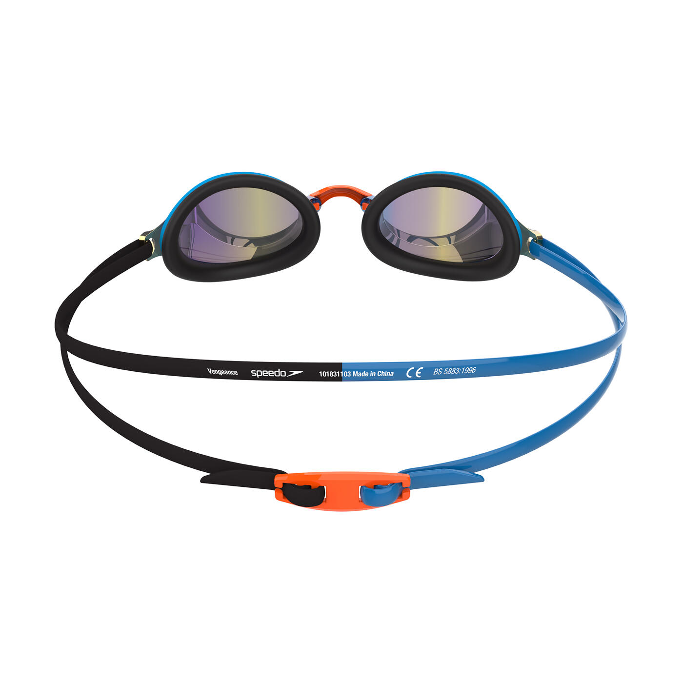 Lunettes De Natation VENGEANCE Adulte (Bleu Piscine / Noir / Bleu Saphir) 2/3