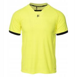 Tshirt Manches Courtes ROSARIO Homme (Jaune Fluo / Noir)
