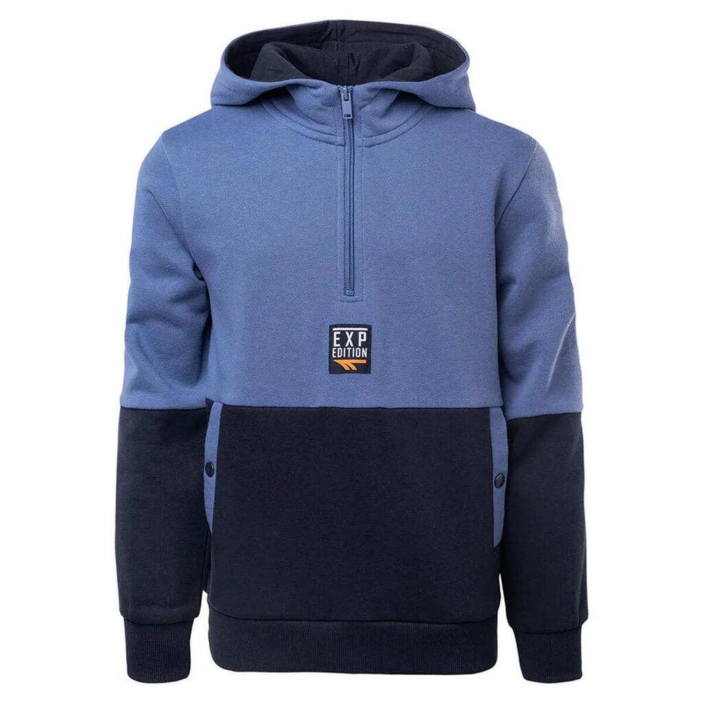 Childrens/Kids Expen Quarter Zip Sweatshirt (Dijon/Baritone Blue)