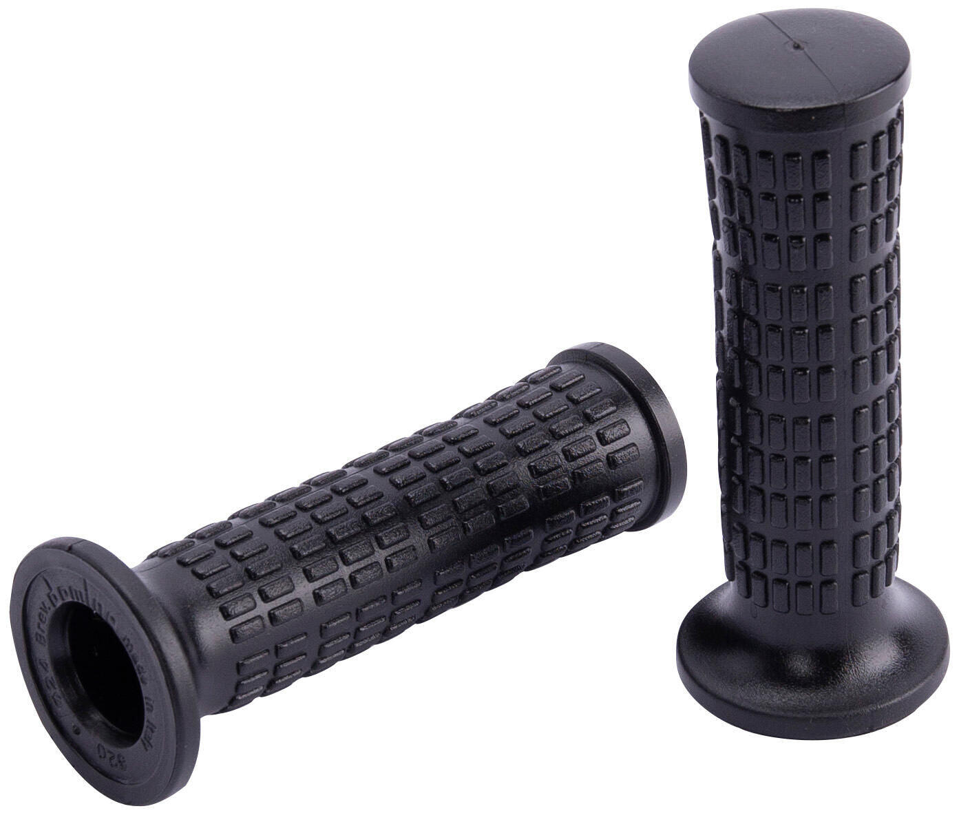 DOMINO Manopola Domino in gomma stile Piaggio 1990 SW 122mm chiusa.