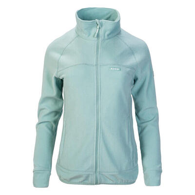 Dames sauli fleece jas (eierschaal blauw/wit)