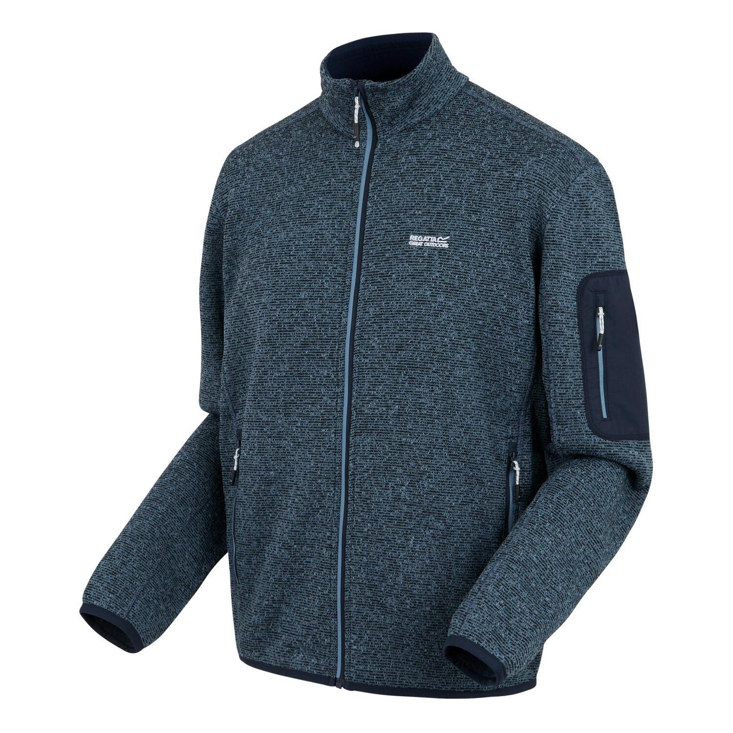 "Newhill" Fleecejacke für , Durchgehender Reißverschluss, meliert Herren 3/4