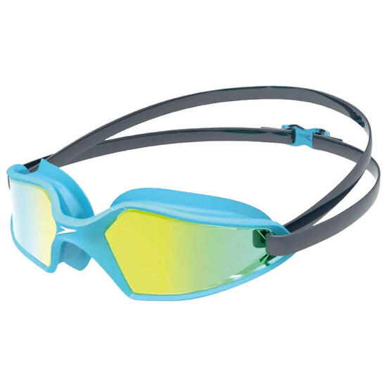 Lunettes De Natation HYDROPULSE Enfant (Bleu Marine / Jaune Or)