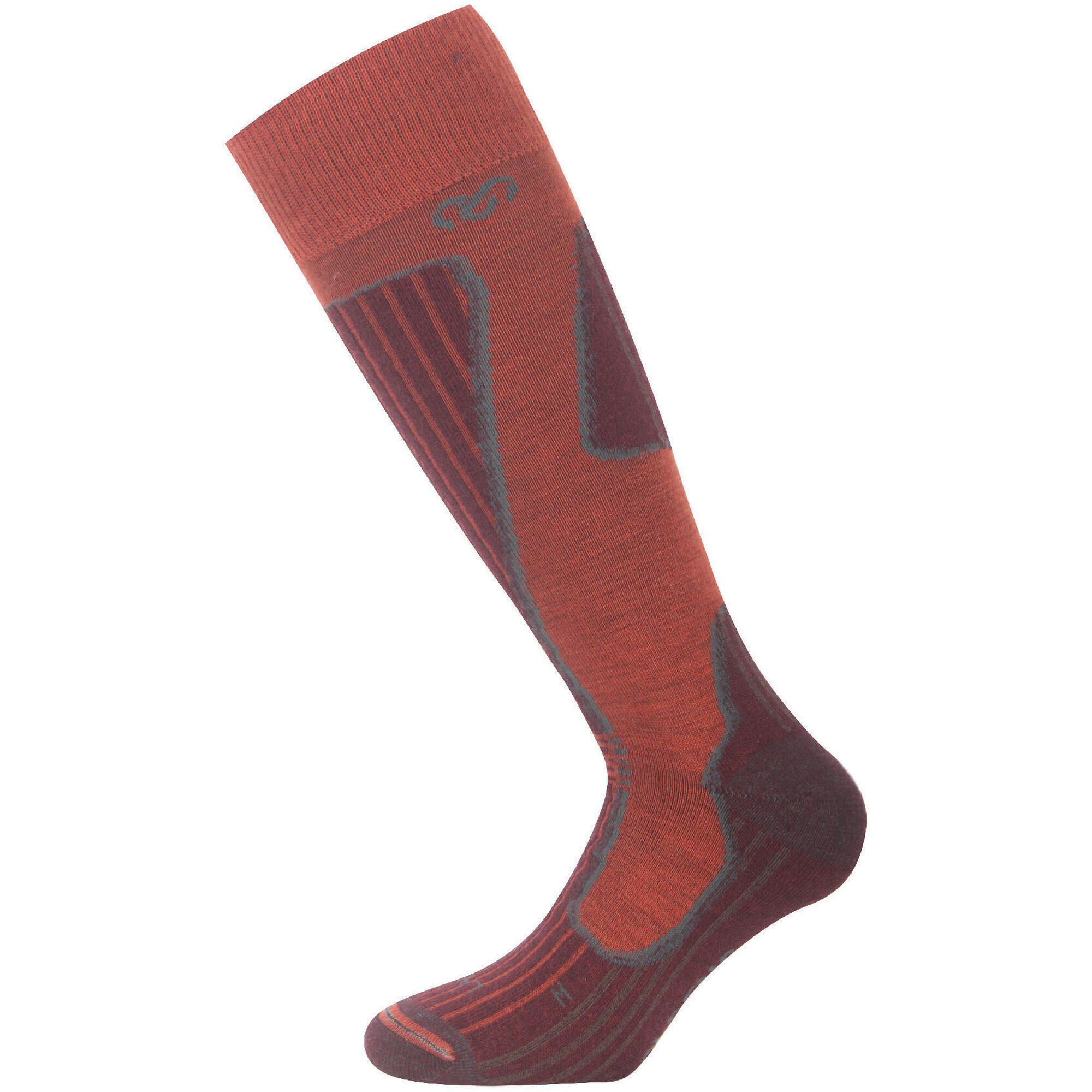 Lasting - Chaussettes De Ski En Mérinos Swh - Chaussettes - Marron - Decathlon