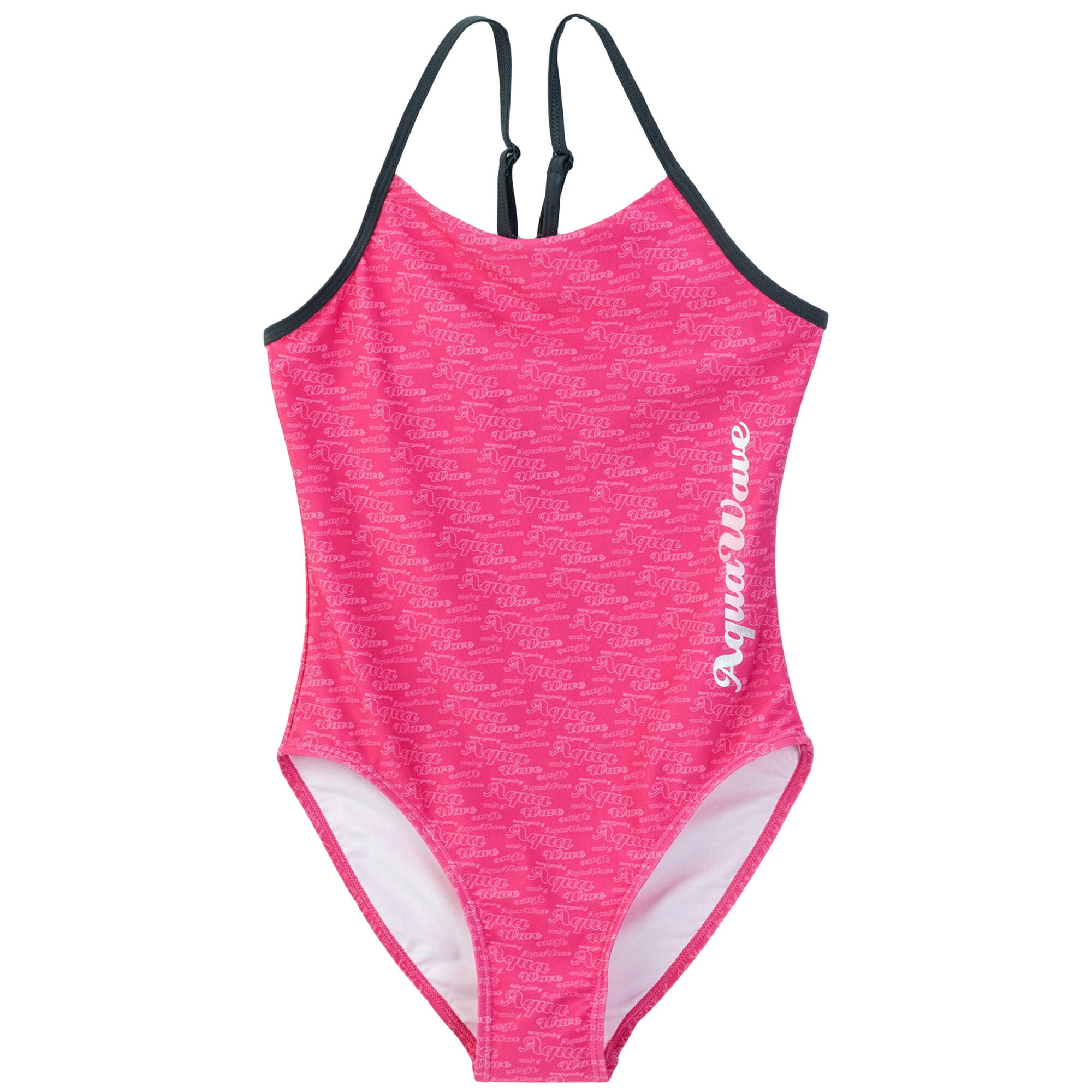 Aquawave - Maillot De Bain Sublime Fille (fuchsia Pastel / Bleu Foncé) - Maillot De Bain 1 Pièce - Rose - 10 À 12 Ans - Decathlon