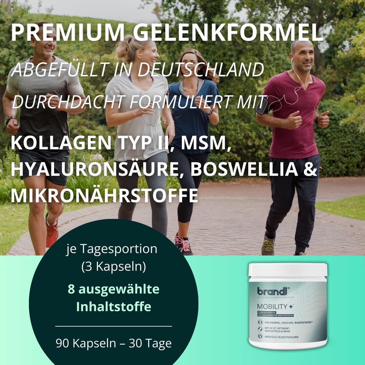 brandl® Mobility + – Deine tägliche Gelenkformel für aktive Menschen 2/7