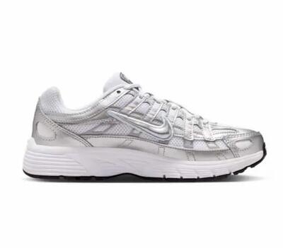 Nike p-6000 schoenen wit/zilver
