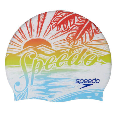Cuffia Da Nuoto Tramonto Speedo Arancione Vulcano