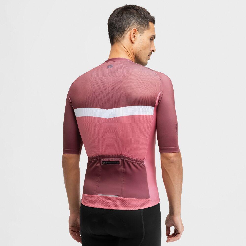 Maillot vélo manches courtes homme Cyclisme M2 Ezaro Rouge 6/8