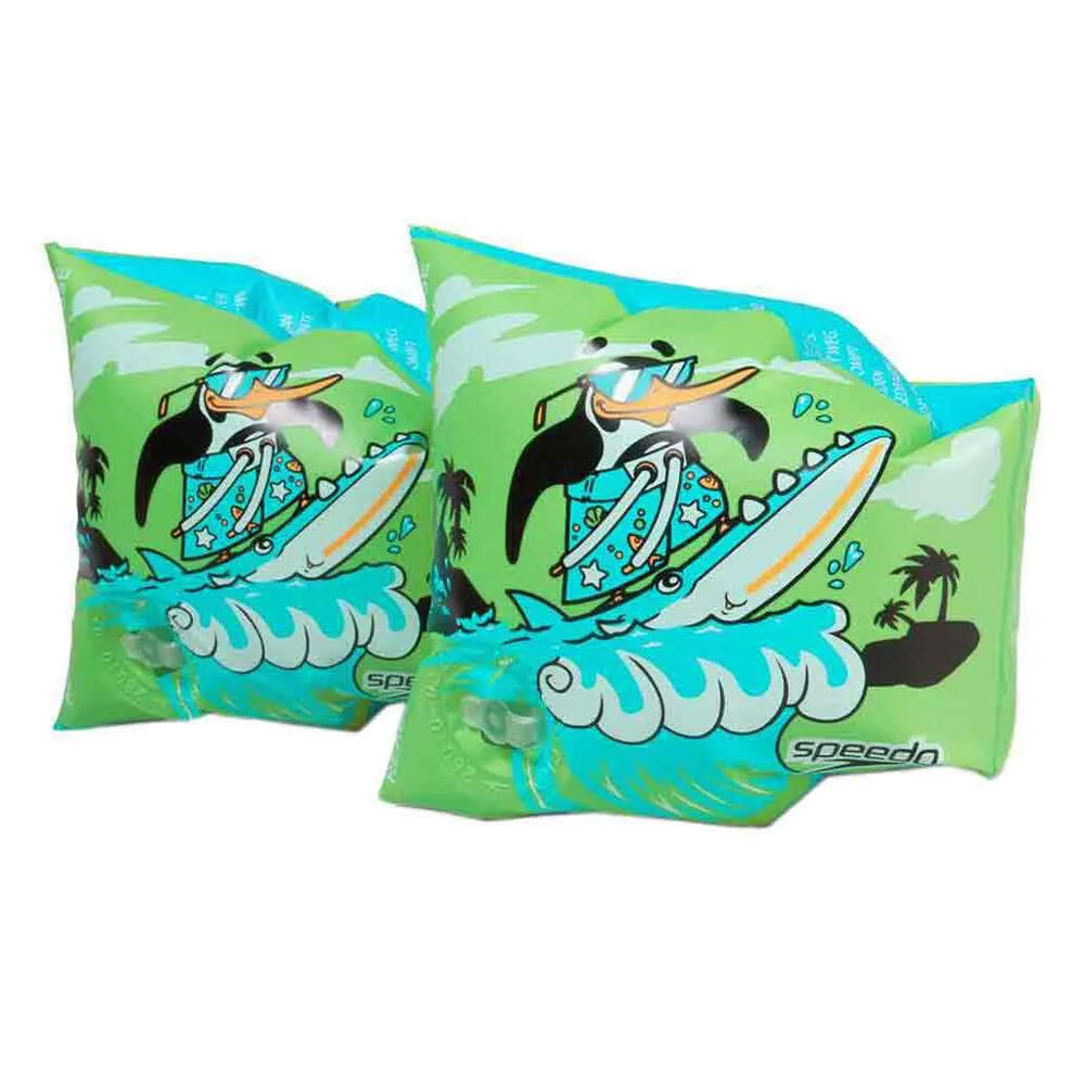 Childrens/Kids Dmuchane Chima Armband (Azure Blue/Fluro Green)