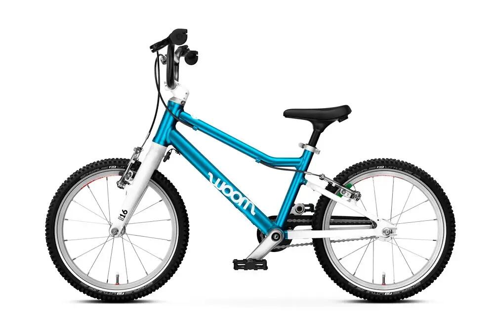Bicicletă copii Woom GO 3 16" Metallic Blue (4–6 ani). 3/7