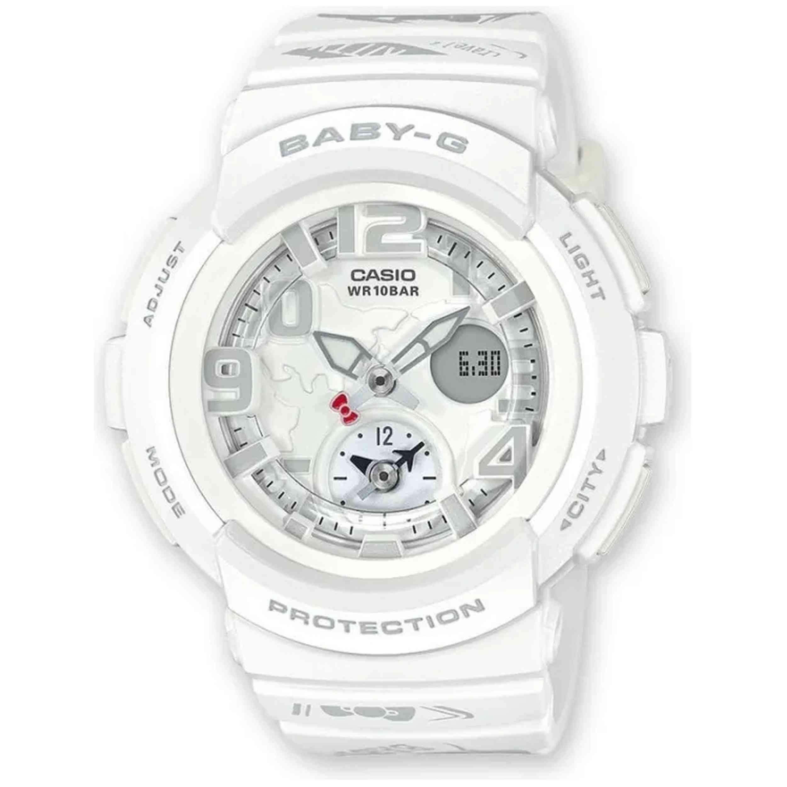 Casio - Montre Casio Modèle Bga-190kt-7ber Pour Femmes - Montre - Blanc - Taille Unique - Decathlon