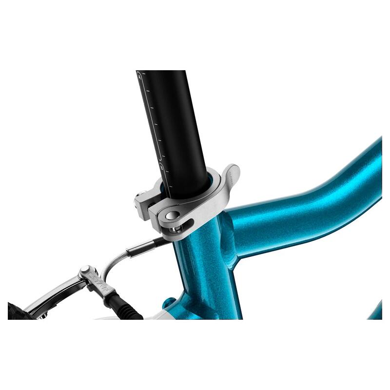 Bicicletă copii Woom GO 3 16" Metallic Blue (4–6 ani).