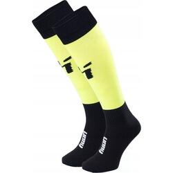 Chaussettes De Foot Homme (Noir / Jaune Fluo)
