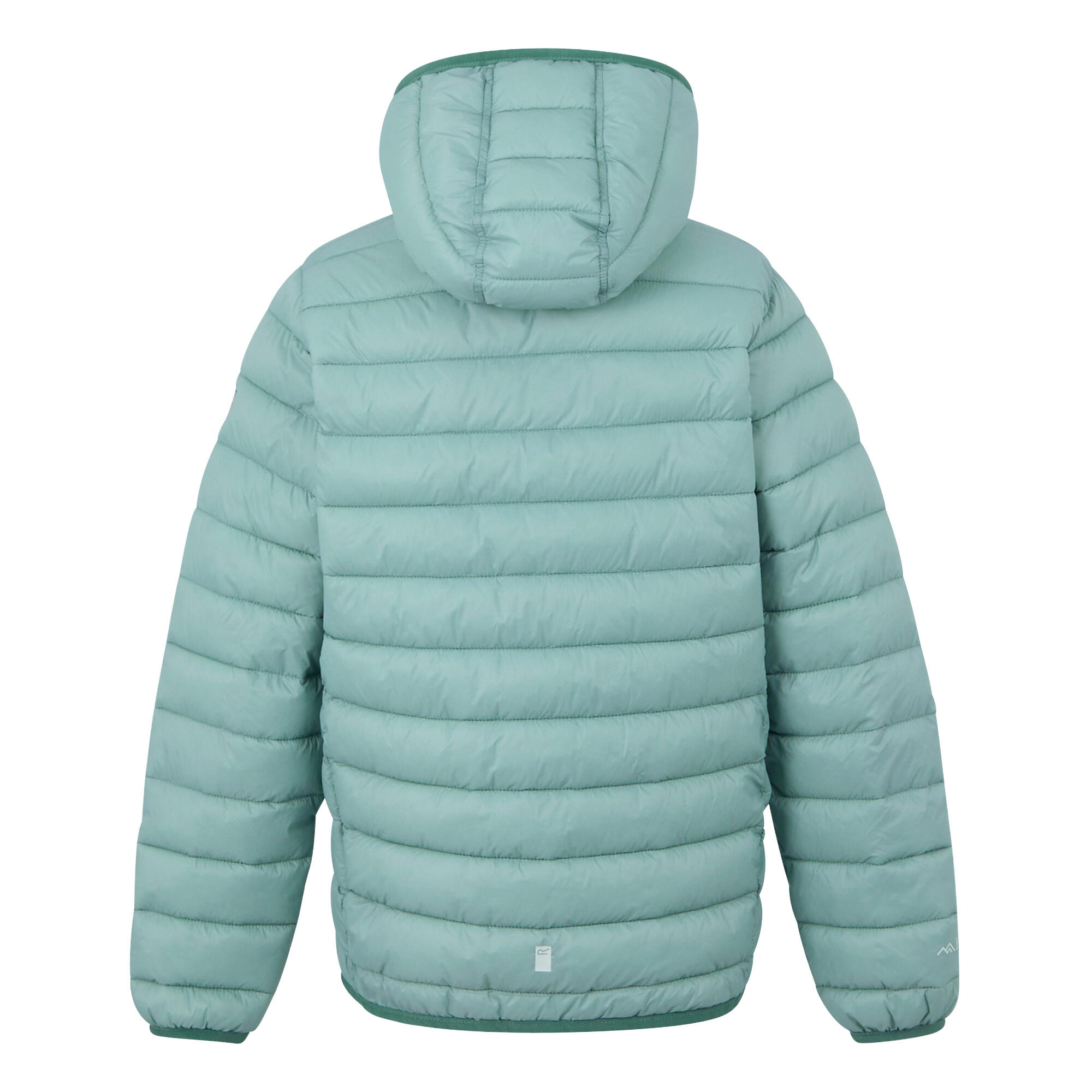 "Marizion" Steppjacke mit Kapuze für Kinder Grüner Dunst/Fichtengrün 2/5