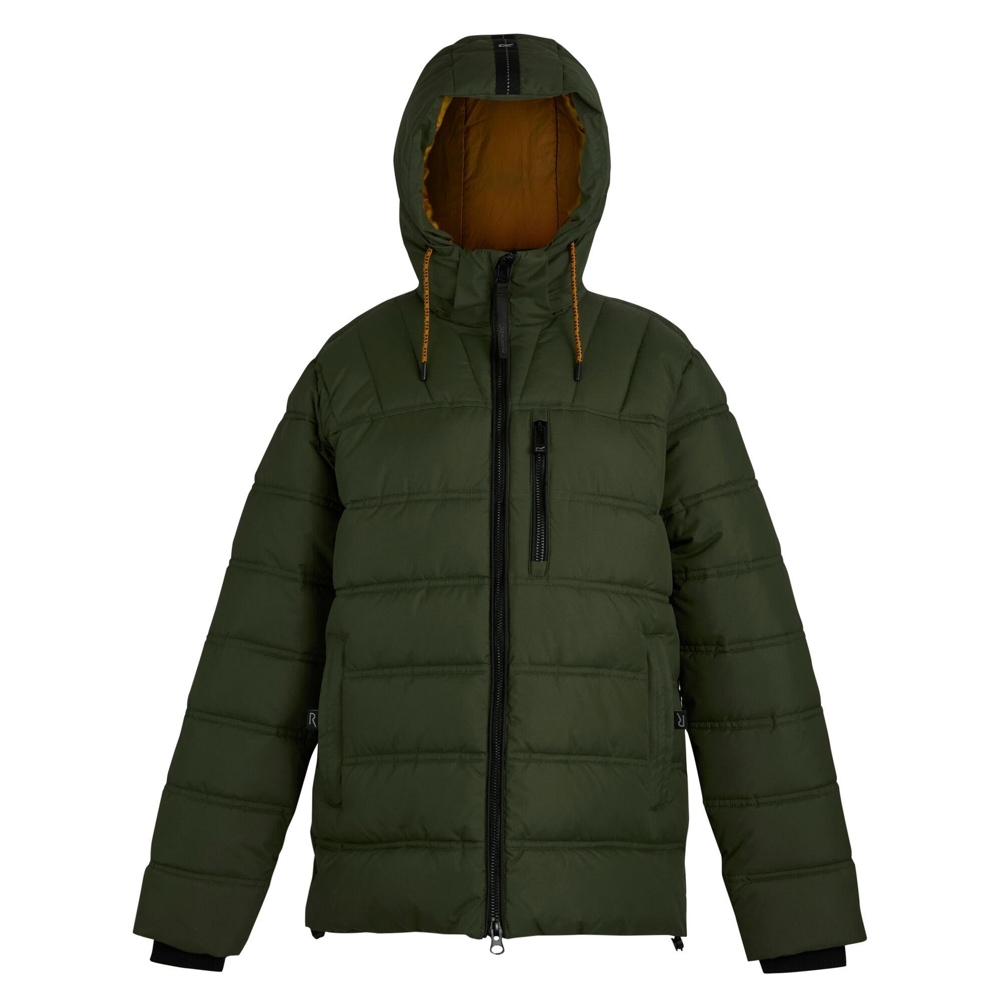 Regatta - Veste Matelassée Leeshaw Homme (vert Kaki Foncé / Citrouille Épicée) - Doudoune Synthétique - Vert - Decathlon