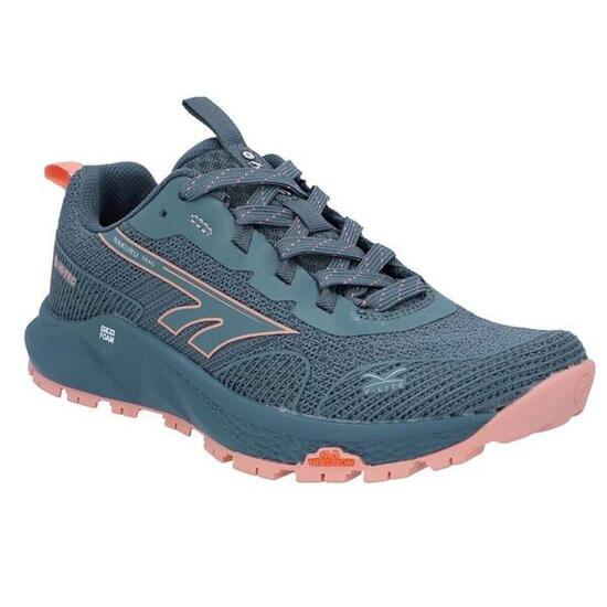 Geo Nakuru" Sneaker für Damen Grau/Koralle