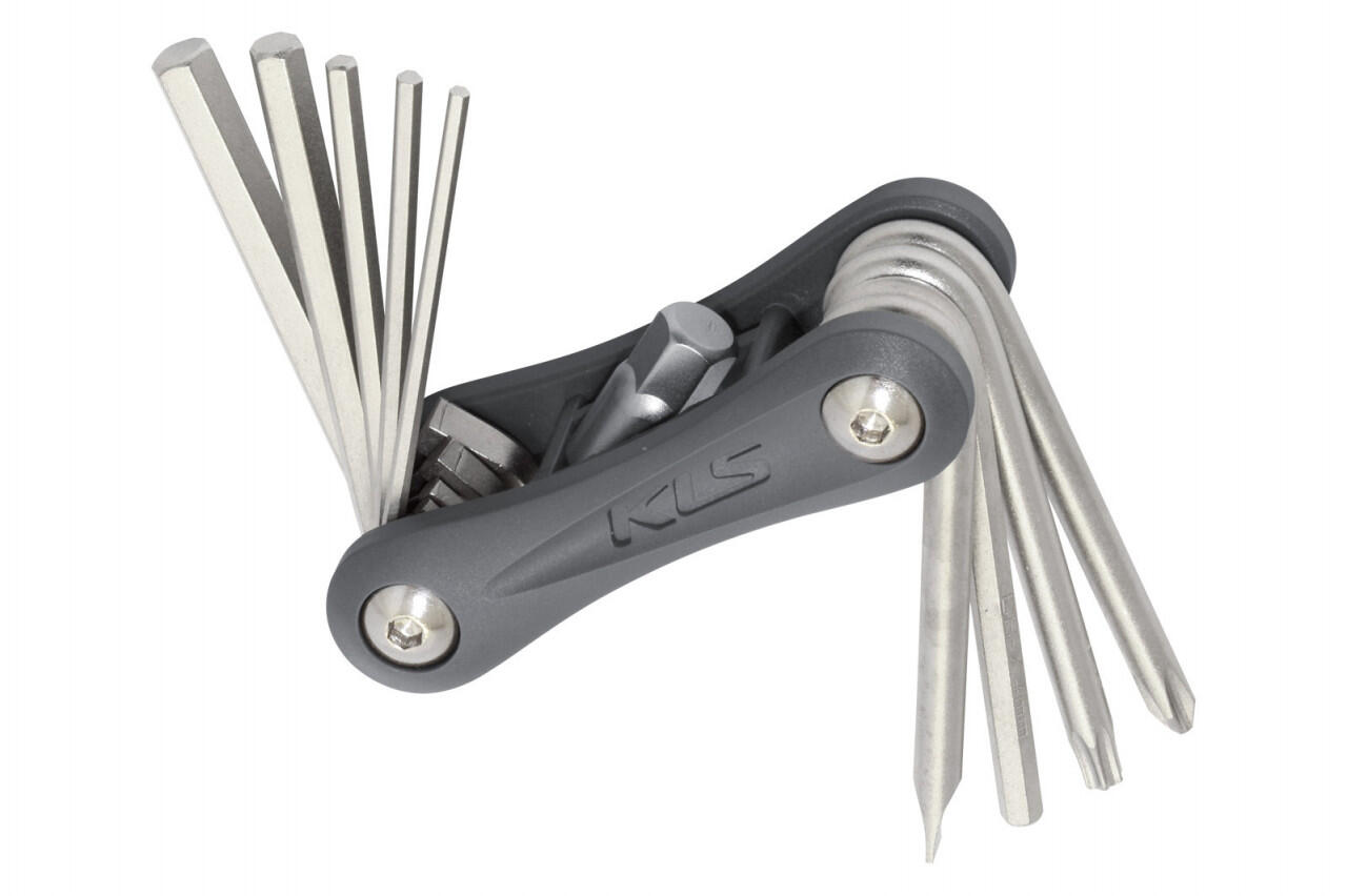 Set imbus KLS STINGER 10, gri, oțel Crom-Vanadiu (Cr-V), 132 g.