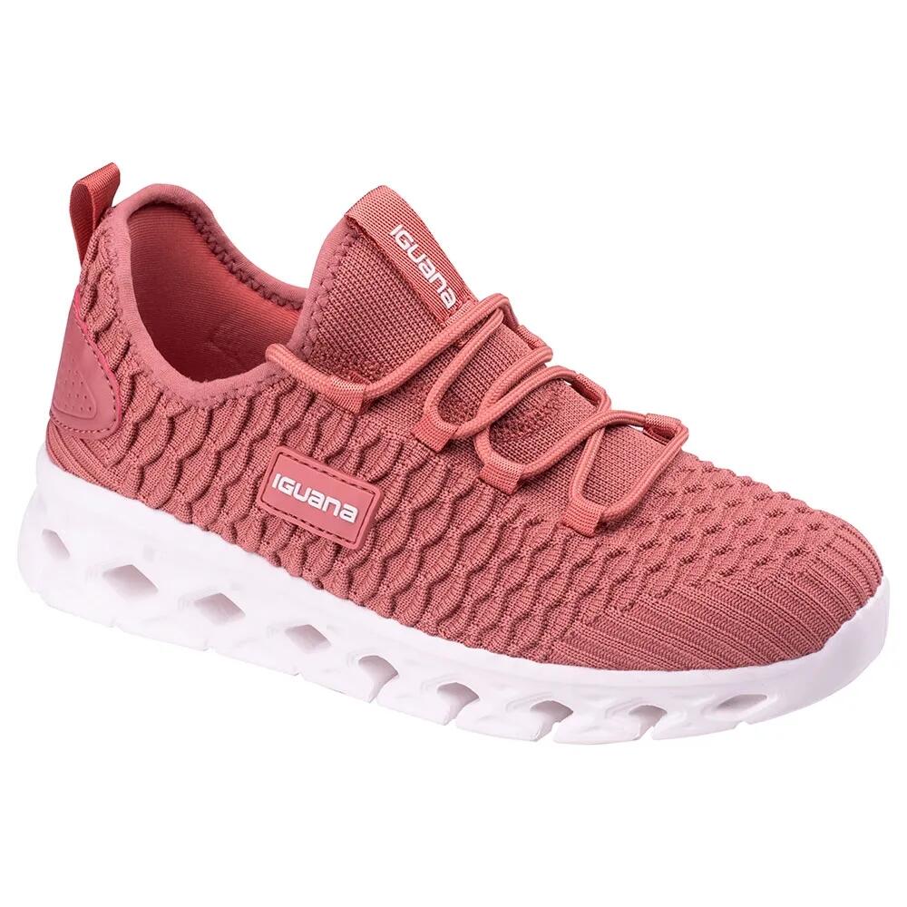 Iguana - Baskets Cloudy Femme (rose Foncé) - Chaussures De Sport - Rose|rouge - Decathlon