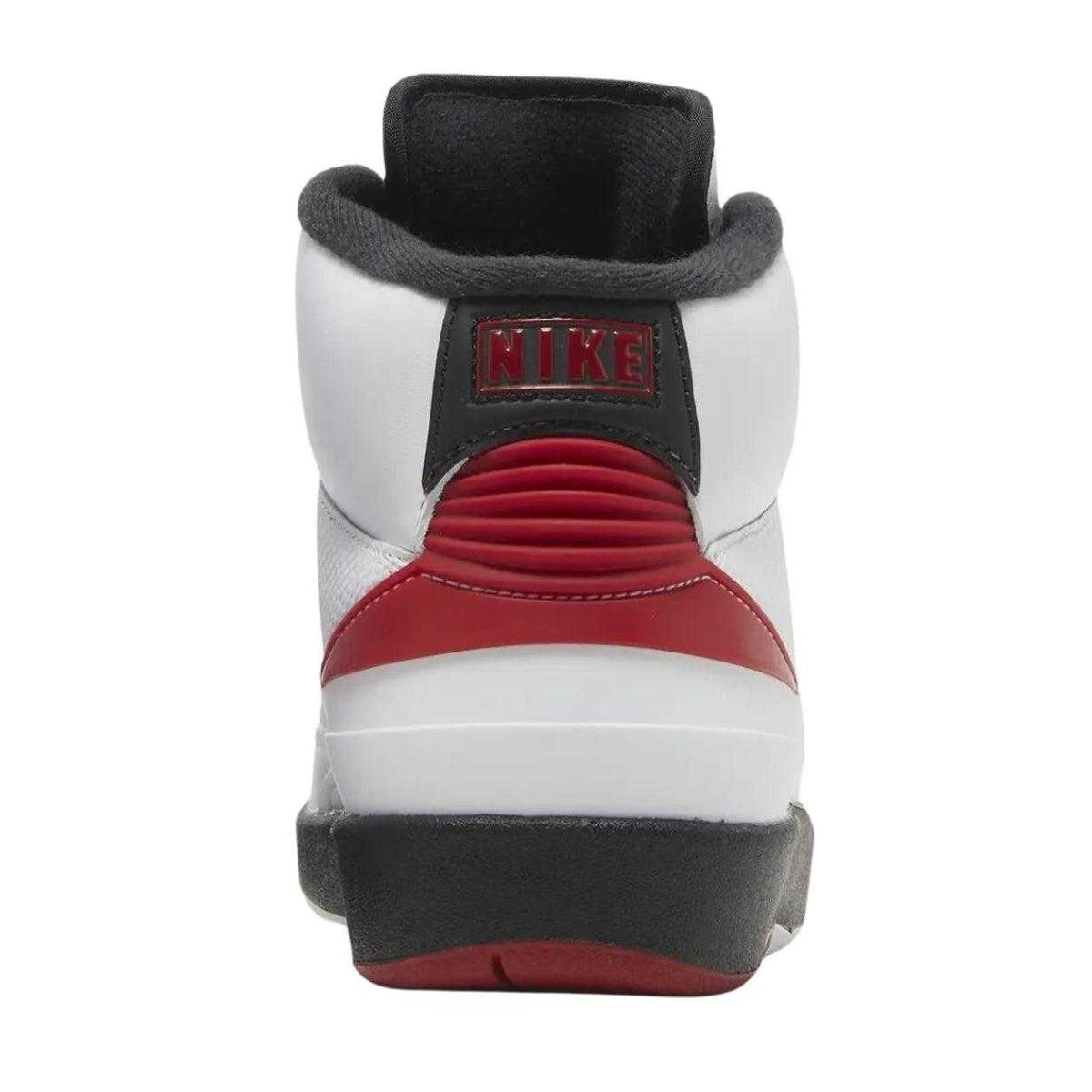 "Air Jordan 2 Retro" Sneaker für , Leder Herren Weiß/Rot 2/4
