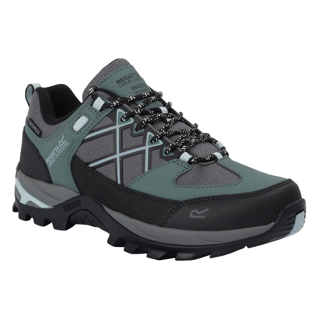 Womens/Ladies Samaris III Low Walking Shoes (Spruce Green/Granite)