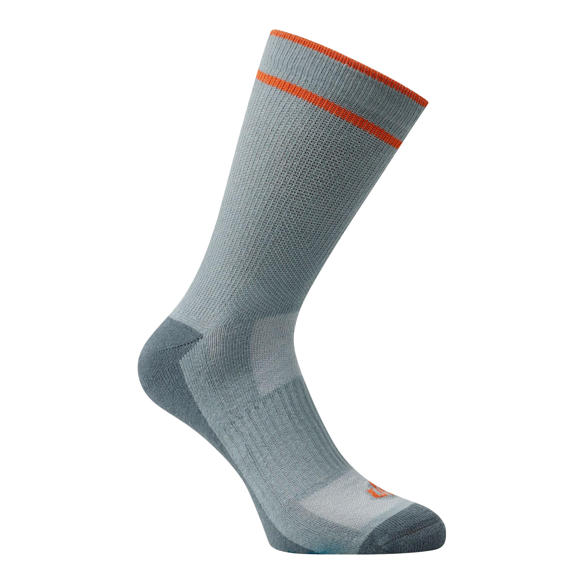 DARE 2B Unisex Adult Endurance Walking Socks (Lead Grey/Stormy Weather/Spicy Orange)