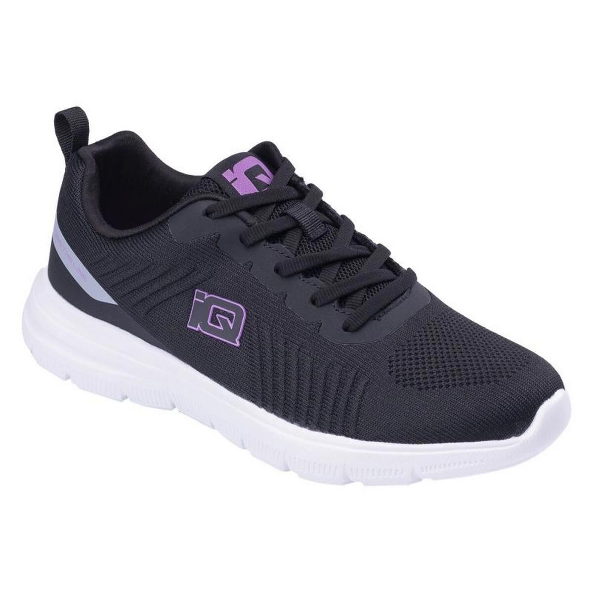 Iq - Baskets Alys Femme (noir / Lavande) - Chaussures De Sport - Noir|violet - Decathlon