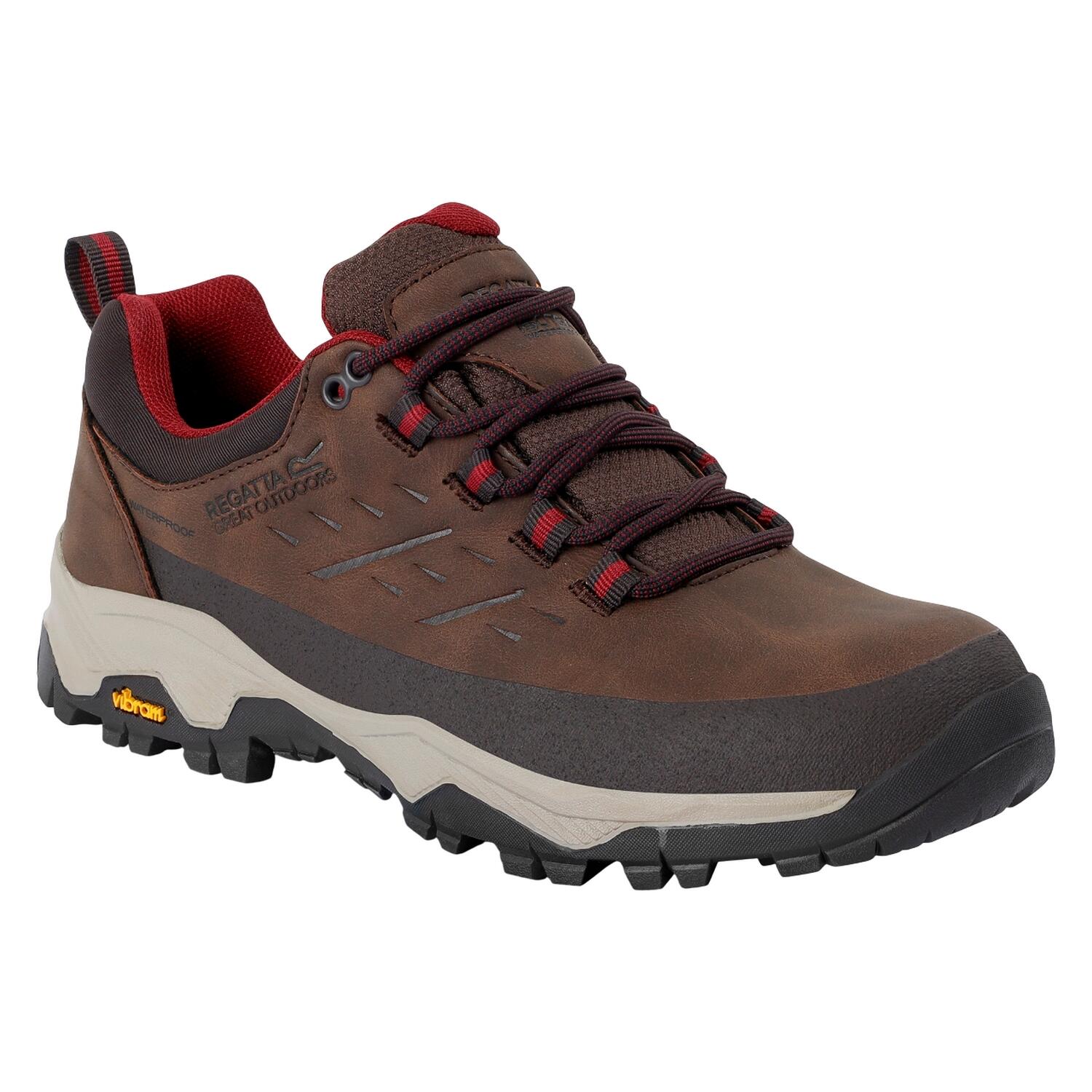 Regatta - Chaussures De Marche Blake Femme (châtaigne / Rouge Sombre) - Chaussures De Sport - Marron|rose|rouge - Decathlon