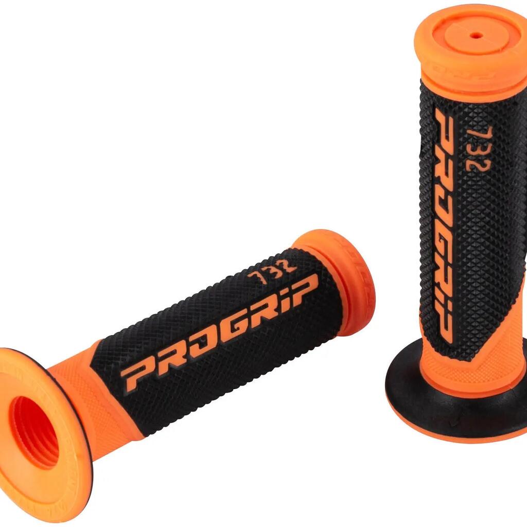 PROGRIP 732 Rubber Handle Grip — 125mm Closed, Fluo Accent.