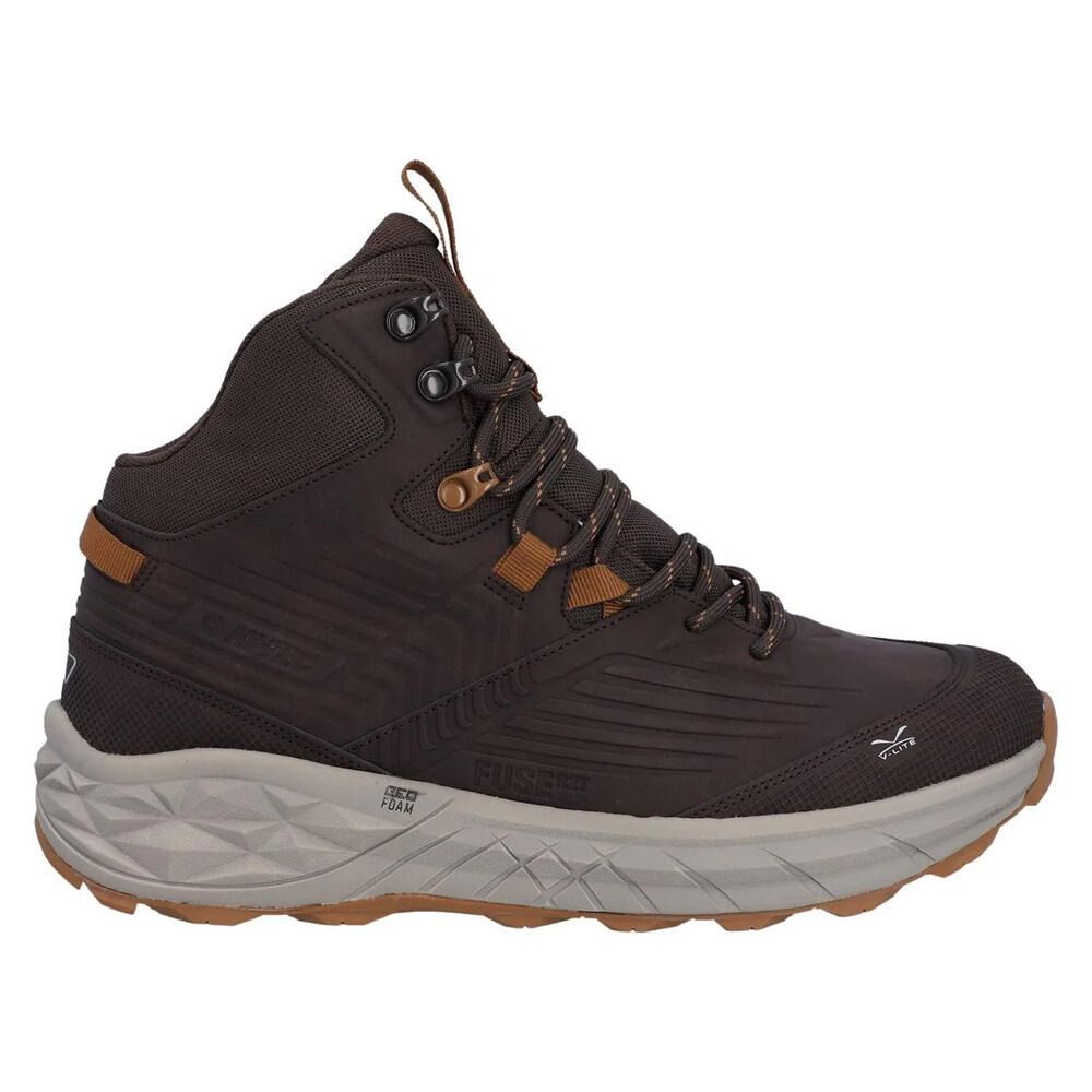 Chaussures Montantes FUSE TREK Homme (Gris Acier / Charbon / Jaune Orangé Vif) 4/4