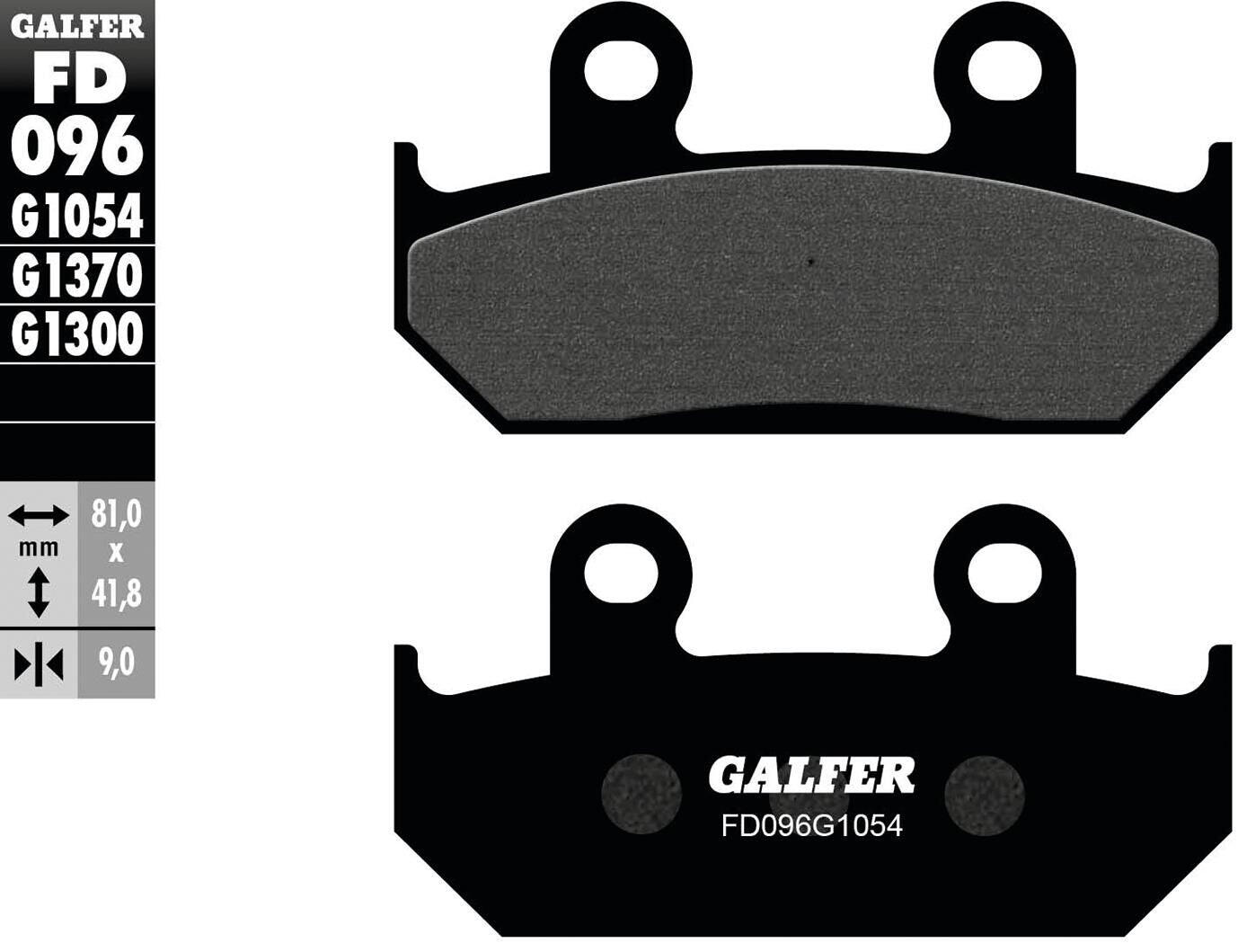 Galfer remblokken fd096 brake pad fd096 g1054 organic 1/1