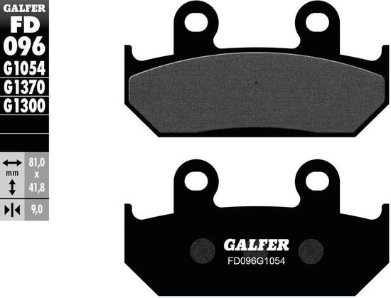 Galfer remblokken fd096 brake pad fd096 g1054 organic