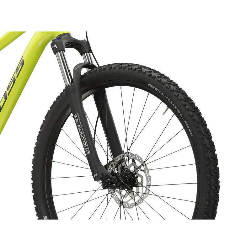 Bicicletă Kross Level 1.0 29" 2025, verde lime/ negru mat, L (19")