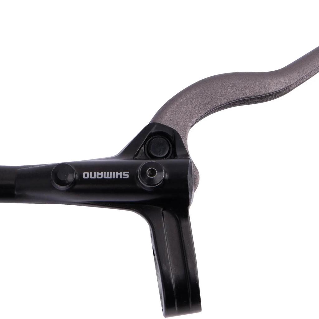 SHIMANO Acera BL-MT401 hydraulic right brake lever, 2-finger, silver.
