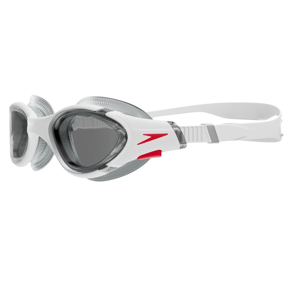 Lunettes De Natation BIOFUSE 2.0 Adulte (Blanc / Rouge / Gris Clair) 3/4