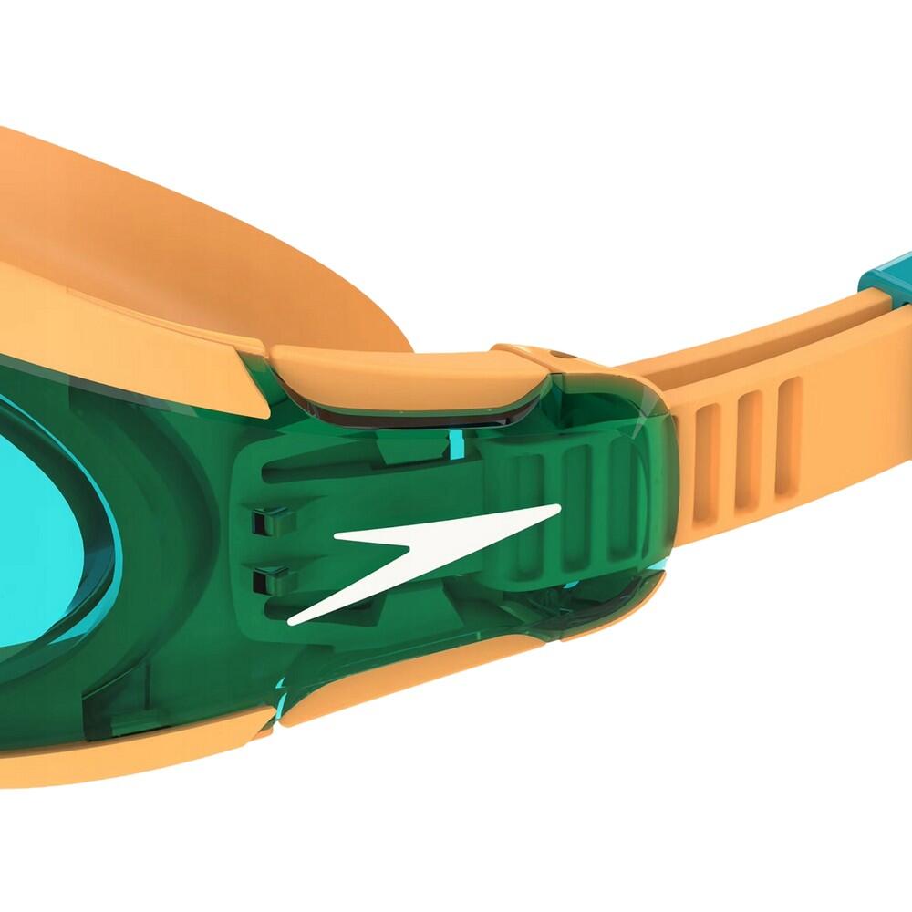 Lunettes De Natation HYDROSITY 2.0 Enfant (Orange / Bleu) 3/4