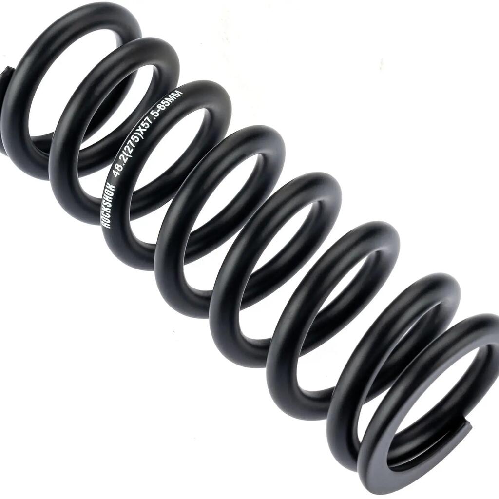 RockShox Coil Spring RS 275 lb, 57.5-65 mm stroke, 151 mm length, Black.
