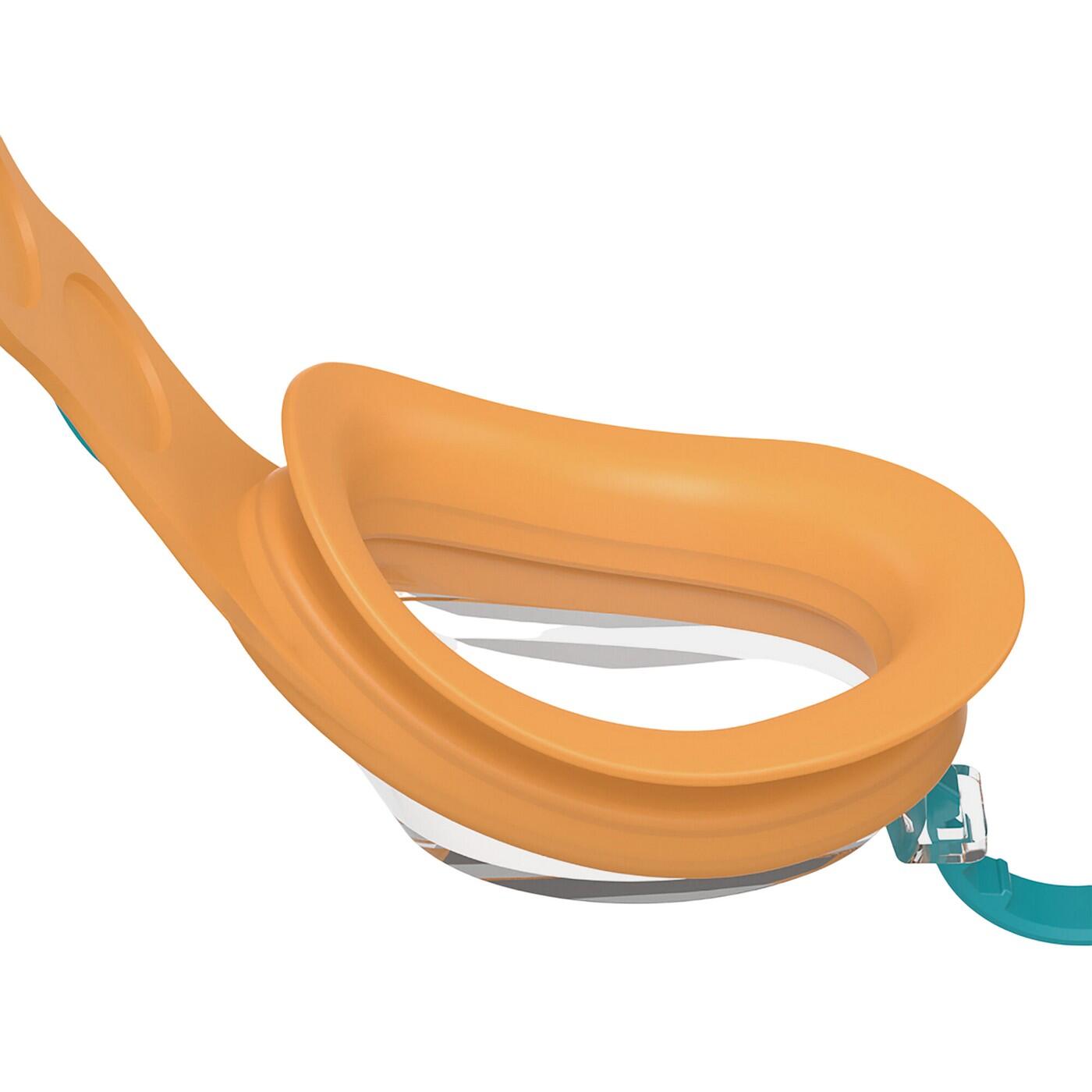 Lunettes De Natation SEA SQUAD Enfant (Bleu / Orange / Transparent) 4/4