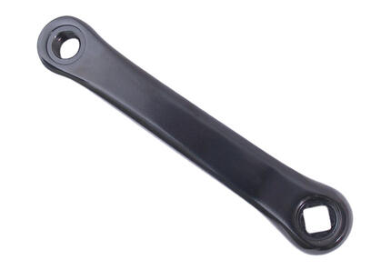 Dotek ramię korby lewe 152 mm aluminium czarne