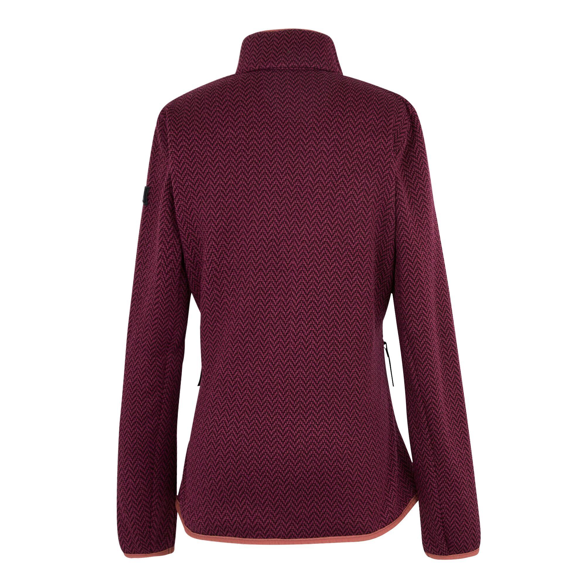 Giacca In Pile Donna Regatta Elzie Pimento Scuro Borgogna 2/5