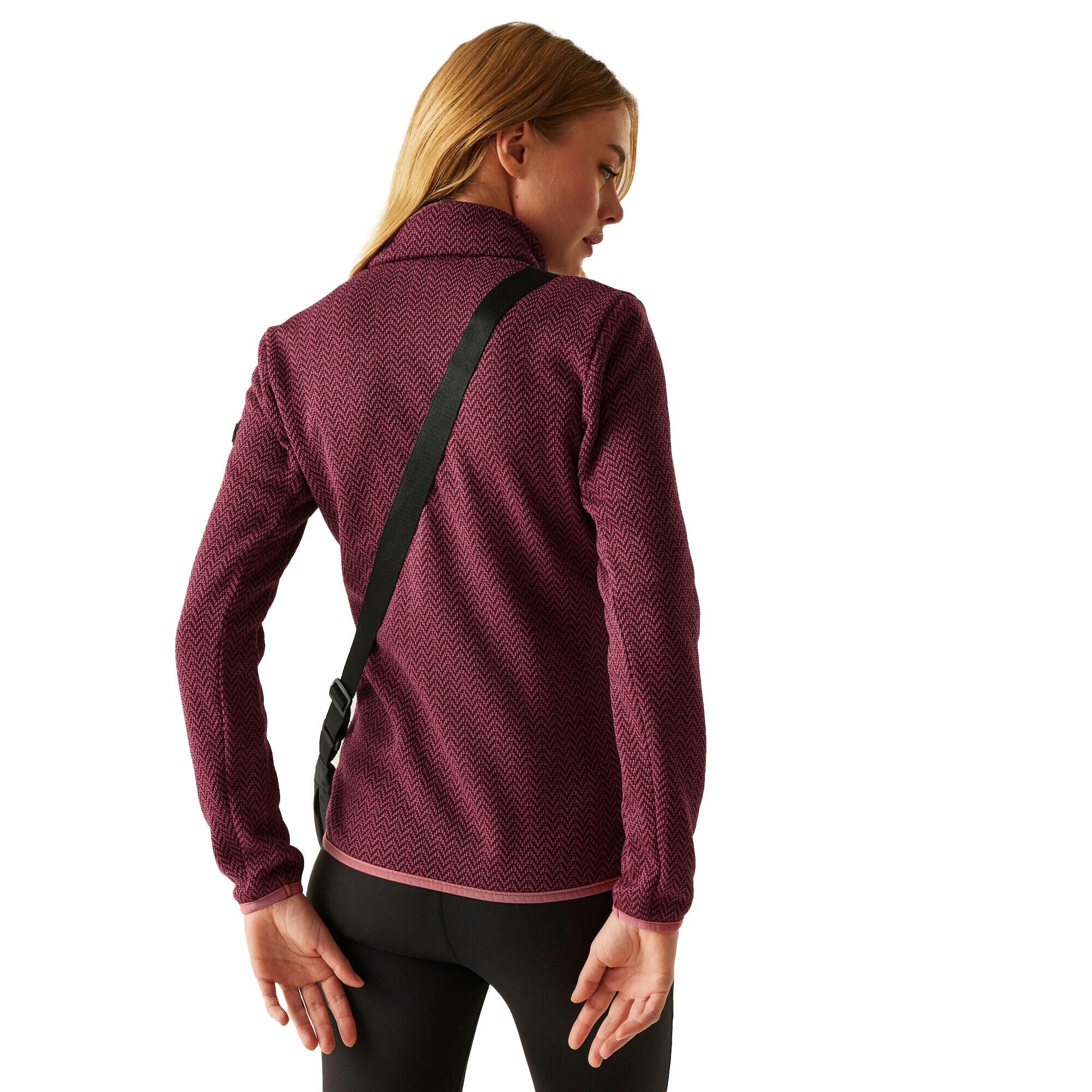 Giacca In Pile Donna Regatta Elzie Pimento Scuro Borgogna 4/5