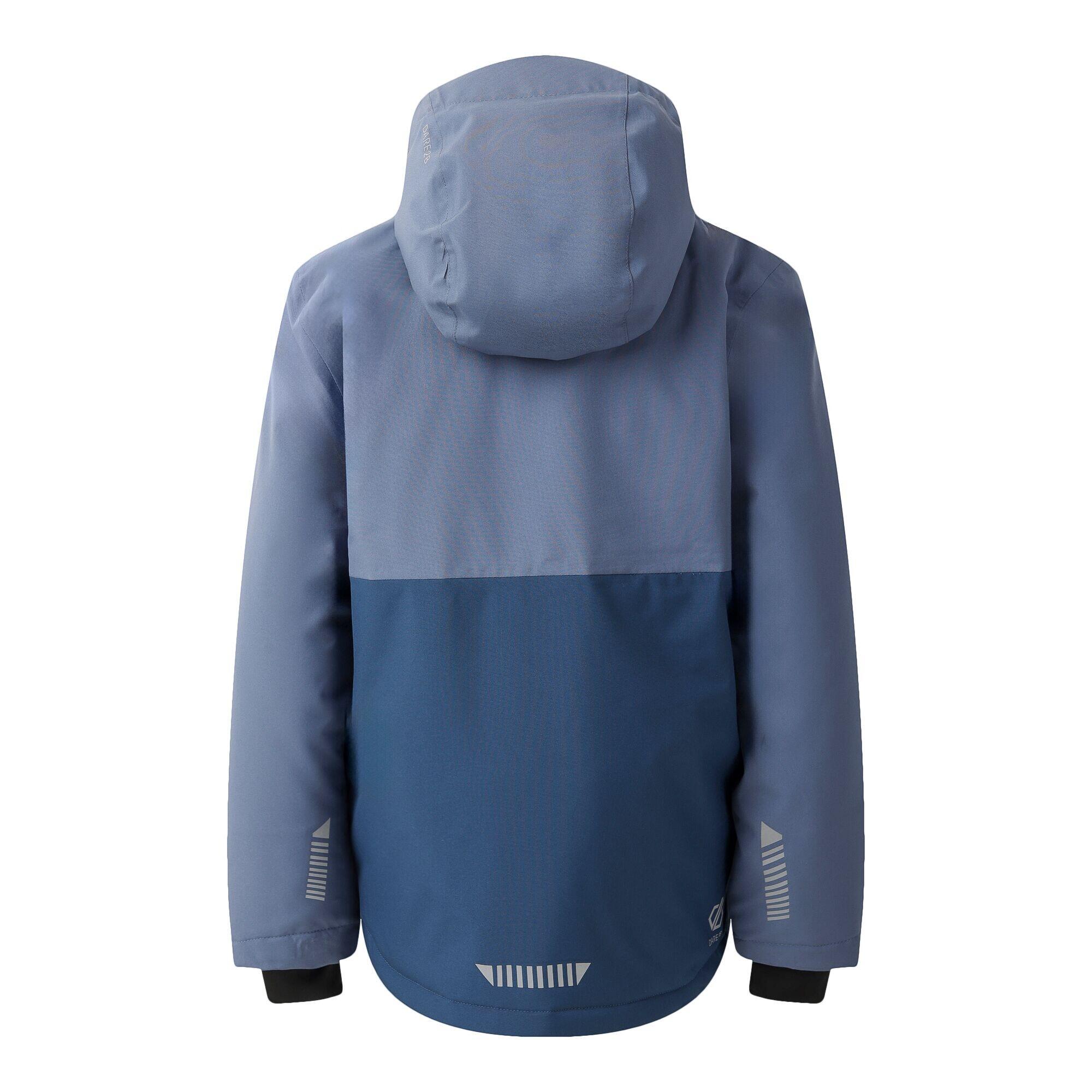 "Send It!" Skijacke für Kinder Indigoblau/Dunkel-Jeansblau 2/5