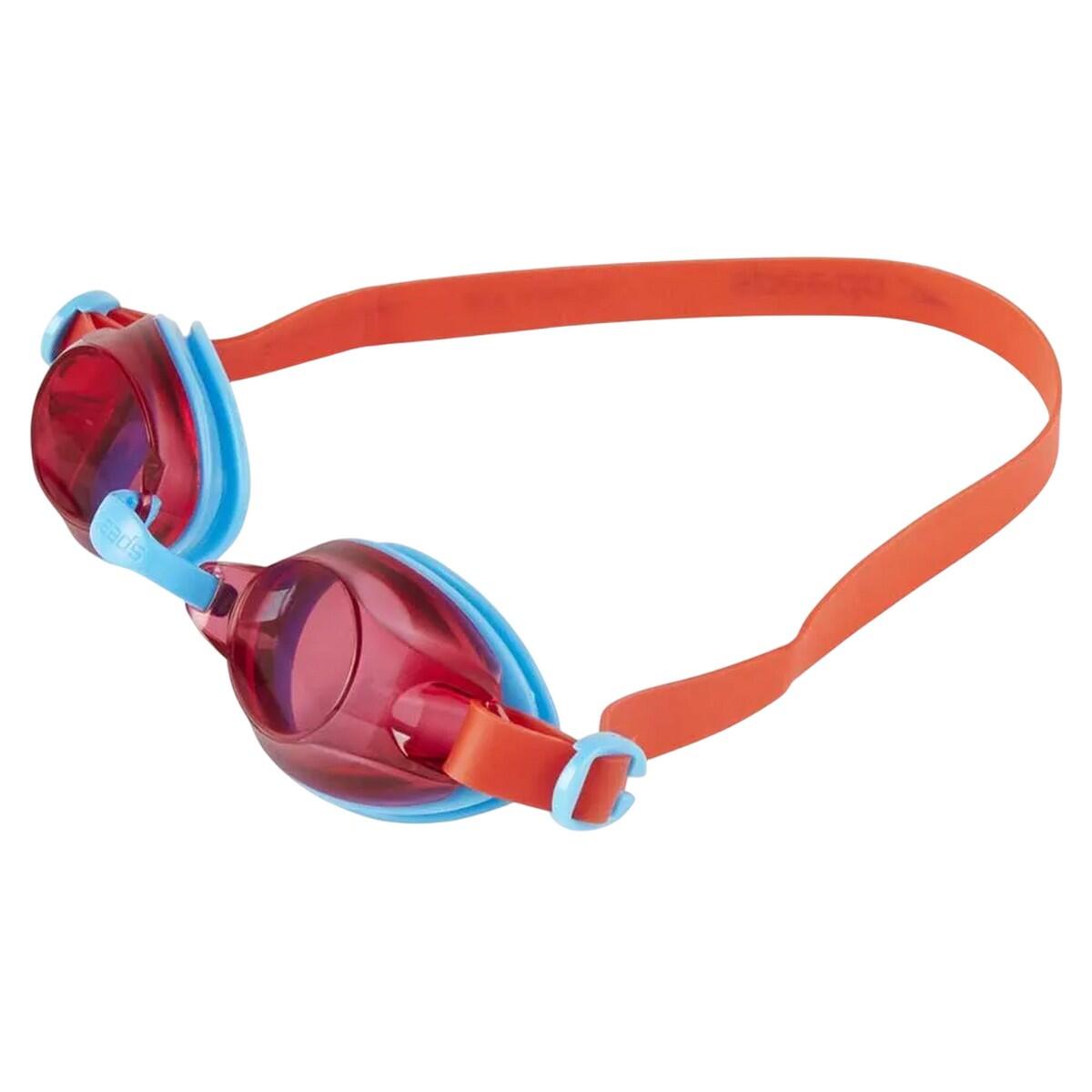 Lunettes De Natation JET V2 Enfant (Turquoise Vif / Rouge) 2/3
