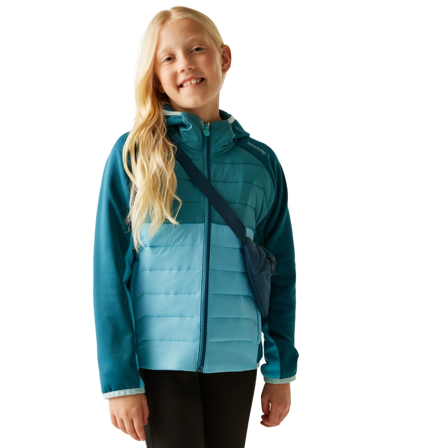 Veste Hybride KIELDER Enfant (Bleu Marocain / Bleu Gris / Bleu De Gris) 4/5
